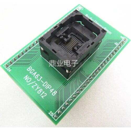 Opentop ZY812A BGA63-DIP48 IC Burning seat Adapter testing seat Test Socket test bench in the stock