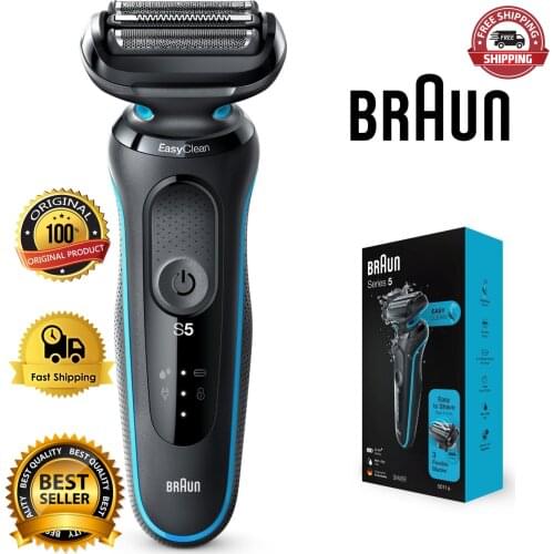 Original BRAUN Series 5 M1000s Rechargeable Electric Shaver for Wet Dry Dual Use EasyClean EasyClick Waterproof Shaving Mens