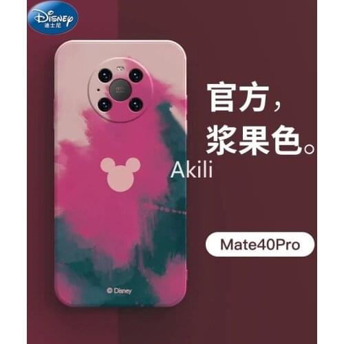 Disney 2021 Mickey Silicone for Huawei Mate.30 Mate 40 Mate40pro Official Liquid Silicon 360 Full Cover