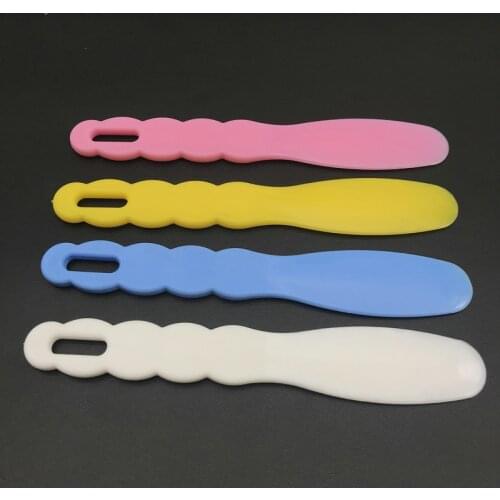 Dental Assorted Lab Plastic Mixing Spatula For Impression Material Alginate 4pcs