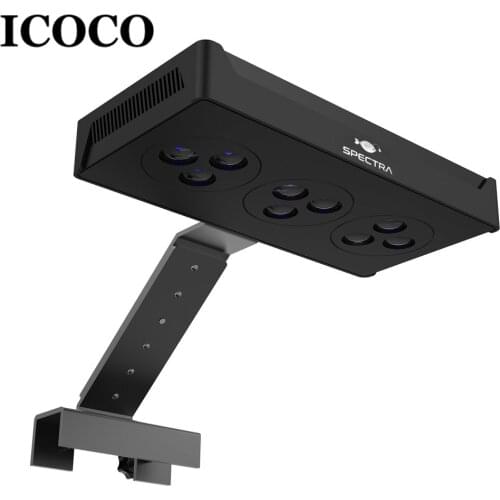 ICOCO LED Aquarium Light 30W Indoor Aquarium LED Light Saltwater Lighting with Touch Control for Coral Reef Fish Tank