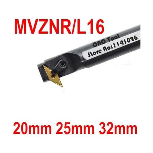 Angle 93 1PCS S20R-MVZNR16 S25S-MVZNR16 S32T-MVZNR16 S40T-MVZNR16 MVZNL16 20mm 25mm 32mm 40mm the CNC Turning Lathe tools