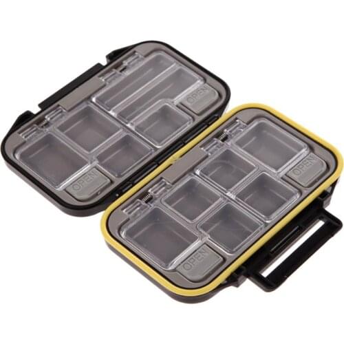 Waterproof 12 Compartments Multi-function Fishing Lure Bait Tackle Fly Fishing Box Storage Tool Hot