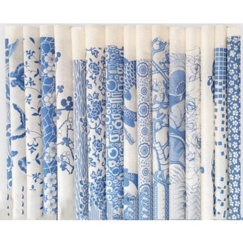 1PCS pottery ceramics clay Transfer paper glaze underglaze flower paper Jingdezhen blue and white porcelain decal paper 54x37cm