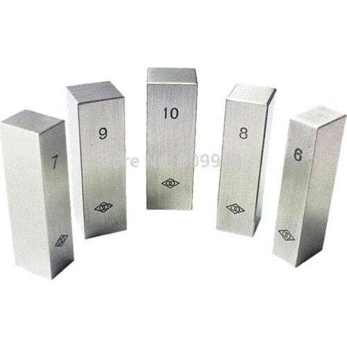 1Pcs Steel Block Gauge Steel Square Block 1mm 2mm 3mm 4mm 5mm 6mm 7mm 8mm 9mm 10mm Parallel Gauge Block Measurement Lathe Tools