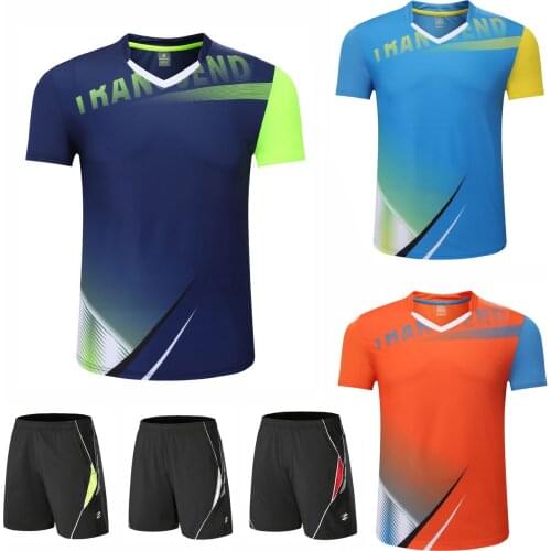 2020 Badminton shirt For Men Women , Girl Tennis T-Shirt , Female Table Tennis Jersey Kit , Male Ping Pong Shorts Clothes 3902