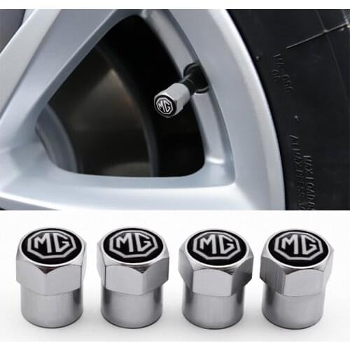 4pcs Car Wheel Tire Valve Tyre Caps Cover For MG 550 42 6 ZT 7 3 ZR RX5 ZS 350 HS TF 5 GS GT Morris Garages Auto Accessories