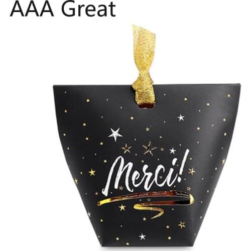 50Pcs/Lot Candy Box Wedding Favors Gift Boxes Package Birthday Party Favor Bags Christmas Chocolate Decorations Present Handmade