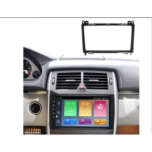 9inch front plastic housing for benz b200 2004-2012 car radio front plastic frame with full set cables plugs