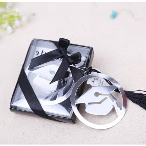 Dr. Cap Bookmark Metal Bookmark favors with Silk Tassel Graduation Gift Bookmark Shower favors and gifts SN3954