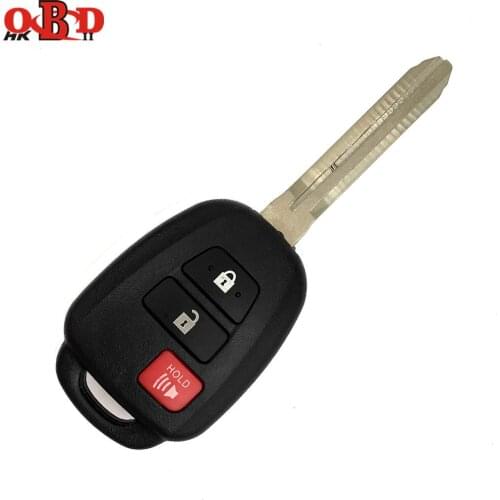 HKOBDII 2+1 Buttons Remote Car Key FCCID:HYQ12BDM/HYQ12BEL for Toyota Camry 314.4MHZ with G/H Chip
