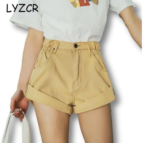 LYZCR Womens Short Jeans
