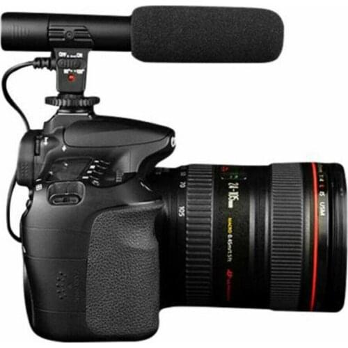 MIC-01 Professional Camera DV 3.5mm External Interview Stereo Microphone Mic