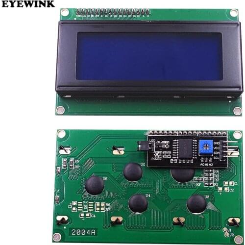 1PCS LCD2004+I2C 2004 20x4 2004A Blue/Green screen HD44780 Character LCD /w IIC/I2C Serial Interface Adapter Module