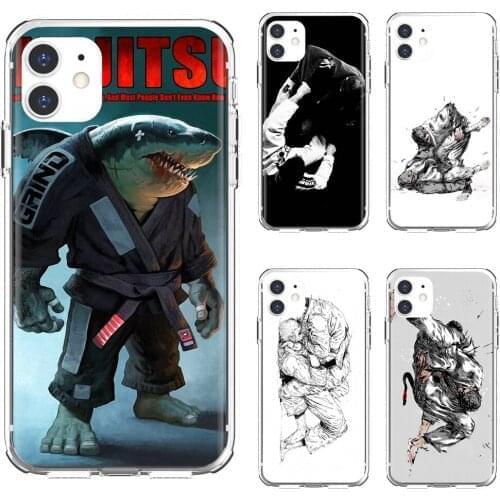 For Xiaomi mi Redmi Note 3 4 4X 5 6 7 8 8t 9 9s 9t 10 pro lite sport-Martial-Art-MMA-Fight-Jiu-Jitsu Soft Bag Case