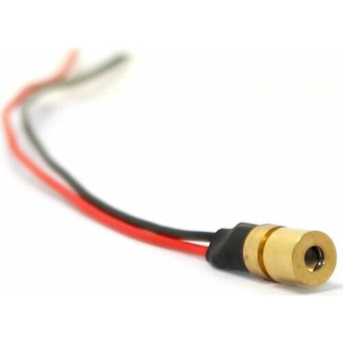 635nm 638nm 3mW 3V Orange-Red Dot Laser Diode Module 6x10mm