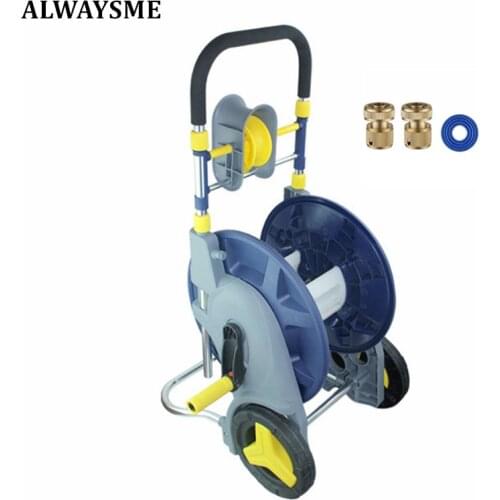 ALWAYSME Medium-Duty Hose Reel Garden Cart