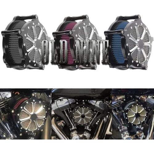 Motorcycle Air Filter Cleaner Intake System For Harley Sportster Iron 883 XLH 1200 2004~2011 2012 2013 2014 2015