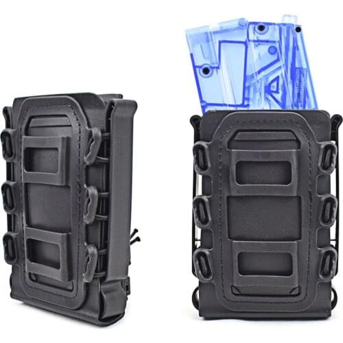 ActionUnion 5.56 7.62 Tactical Magazine Pouch Molle Airsoft Fast Mag Holster Quick Release Shell Belt Rifle Military Hunting