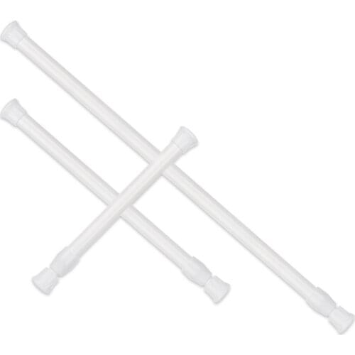 Bathroom Curtain Telescopic Pole Adjustable Curtain Telescopic Pole Loaded Hanger Extendable Sticks Spring Load Multi Purpose