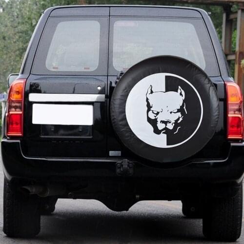 Universal PVC Leather Spare Tire Wheel Cover Case Protector Bag Pouch For Nissan Patrol SAFARI GRX Ford Ecosport Troller