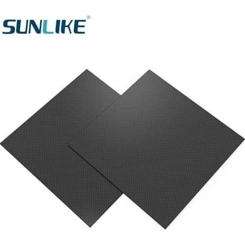 198x248MM Matte Surface 3K 100% Pure Carbon Fiber Sheet Board Plate Panel Thickness 0.25MM To 6MM Material For RC UAV/Toys