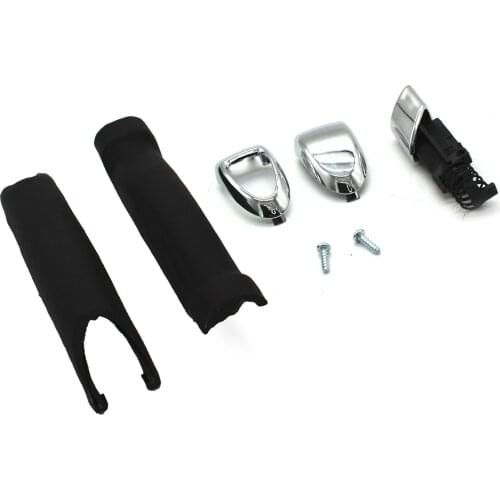 ABS Black + Silver Sturdy And DurableHandbrake Stop Handle Kit 1774992 Fits For Ford Galaxy/ S-MAX 2006-2015