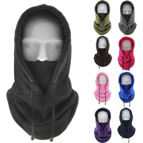 Winter Fleece Warmer Balaclava Cap Thermal Tactical Military Helmet Liner Windproof Full Face Mask Cover Skull Beanies Men Women