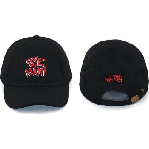 OYE MAMI embroidery dad hats cotton adjustable strapback baseball cap men women curved black sun hat hip hop snapback caps