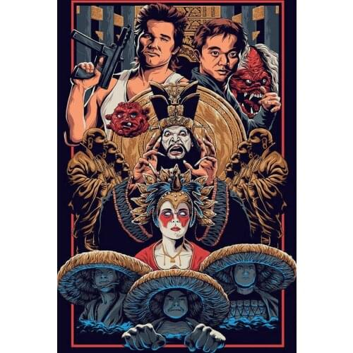 Big Trouble in Little China Movie Art Film Print Silk Poster Home Wall Decor 24x36inch