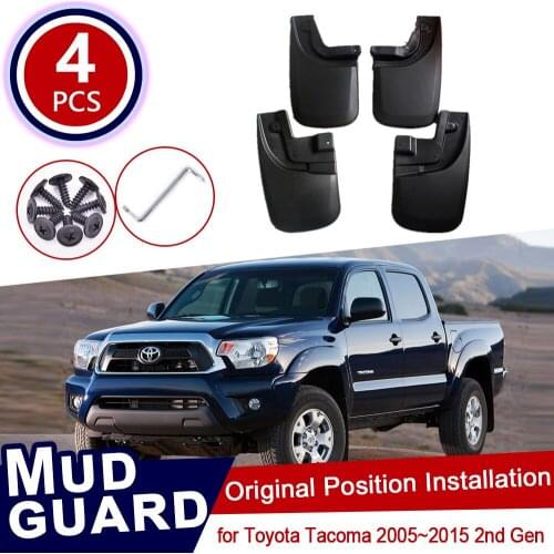 Mud Flaps for Toyota Tacoma 2005~2015 Mudflaps Splash Guards Mud Flap Mudguards2006 2007 2008 2009 2010 2011 2012 2013 2014
