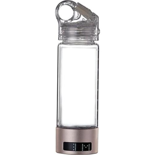 Hydrogen Water Bottle 400ml Electrolysis Hydrogen Rich Water Maker Cup