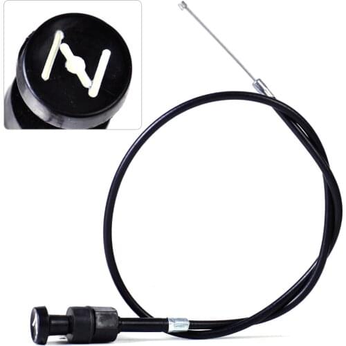 DWCX Motorcycle Black 74cm Pull Choke Cable Throttle Assembly Fit for Yamaha PW50 Pit Dirt Bike