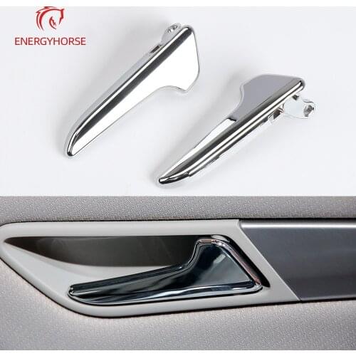Chromed Car Inner Interior Door Handles For Mercedes-Benz A-Class W169 B-Class W245 Panel Trim Pull Bar