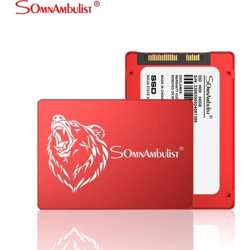 Red metal solid state drive SSD PC desktop 120GB 240GB 2.5-inch SATA hard drive HD notebook 960GB internal solid state drive