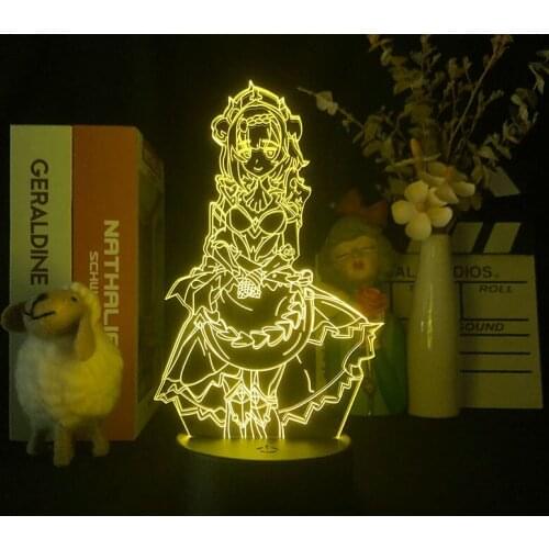 Manga 3d Lamp Maid Sama for Childrens Room Decor Night Light Kids Bithday Gift Maid Sama Anime Led Light Bedroom