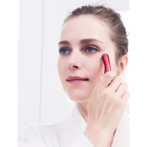Mini Portable Handheld Ion Eye Massager Vibration Massage Skin Firming Care Facial Moisturizer Massager Beauty Instrument