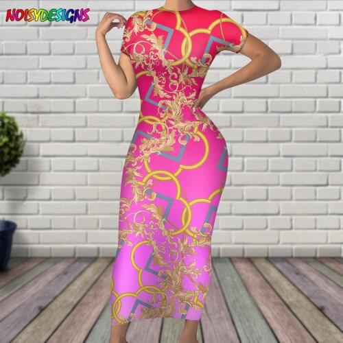 Noisydesigns Pink Summer Dresses