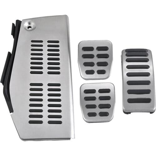 4Pcs Car Rest Accelerator Brake Pedal for Golf 4 Bora Beetle RSi R32 Au di-A3 SEAT