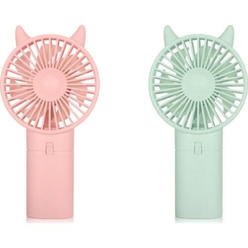 Handheld Mini Fan Personal Fan with Super Quiet 2 Colors Summer Indoor Outdoor Summer Air Cooling Small Appliances