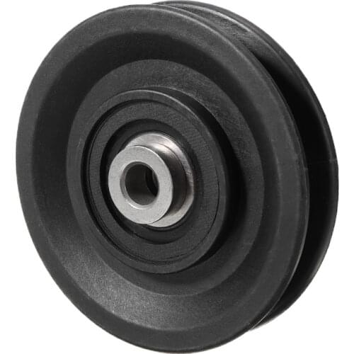 Durable 3.5" 90mm Pulley Bearing Wearproof Nylon Cable Gym Wheel Good Wear Resistance Gym Fitness Equipment Part Universal