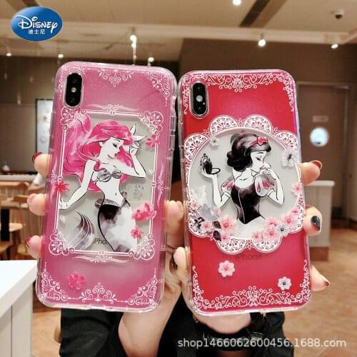Disney Mickey Mouse Phone Case For iPhone 7/8/ Plus XR XS Max 11 Pro Max Transparent Back Cover zz0628