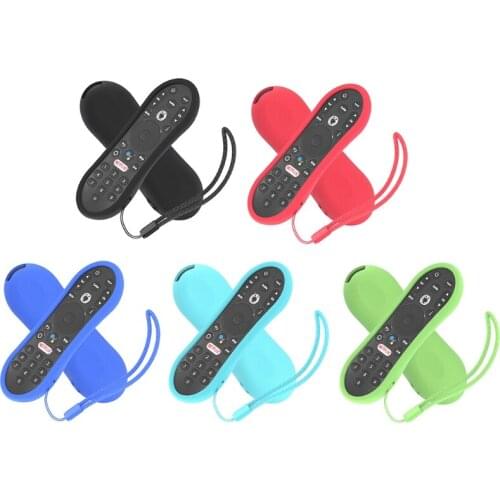 Dustproof Shockproof Remote Control Case Silicone Protective Cover for-TiVo Stream 4K Remote Control