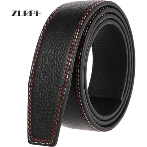 ZLRPH New style Luxury goods Leather Belts for Men Brand Fashion Automatic Buckle Genuine Leather Belt Mens Belts Cow