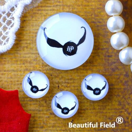 12mm 25mm 14mm 16mm 18mm 20mm Photo Glass Cabochons Round Cameo Set Handmade Settings Stone Magic FWWW327