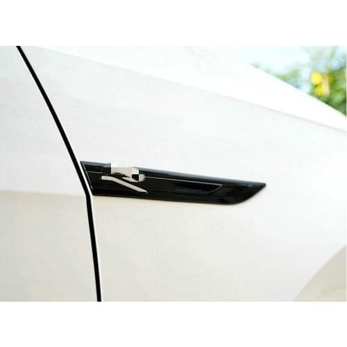 STYO Car ABS Side Wing Fender Door Emblem Badge Sticker Trim For 2020 2021 GOLF 8 MK8