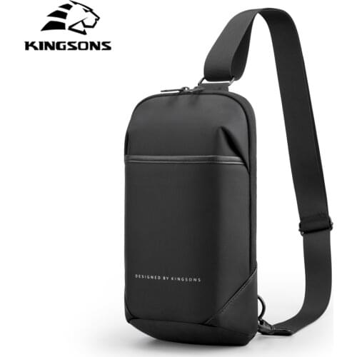 Kingsons Cross body Bag for Men Anti-theft Shoulder Messenger Hand Bag Nylon Mens Waterproof Trip Chest Bag Pack Travel bolsos