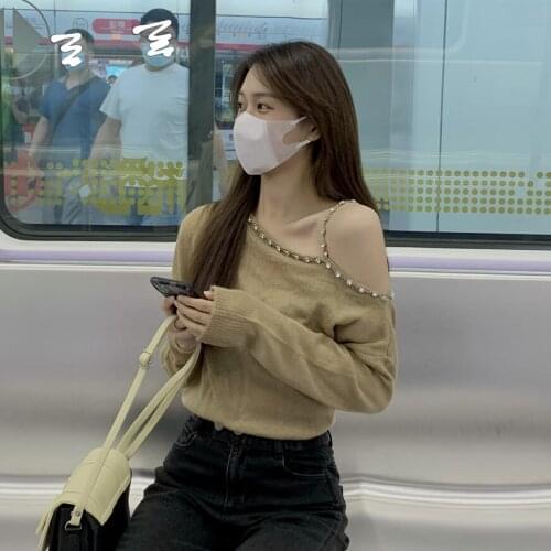 Женские пуловеры с открытыми плечами Suooheyal China At AliExpress