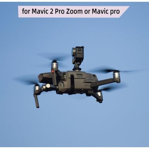 LED Video Light Holder Expansion Bracket Mount for OSMO Action Gopro 9 8 7 6 Camera Holder for DJI Mavic 2 Pro Zoom Accessory