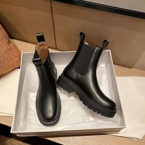 Thin Thin Shoes Mid-tube Boots Martin Boots Women 2020 Autumn Thin Section